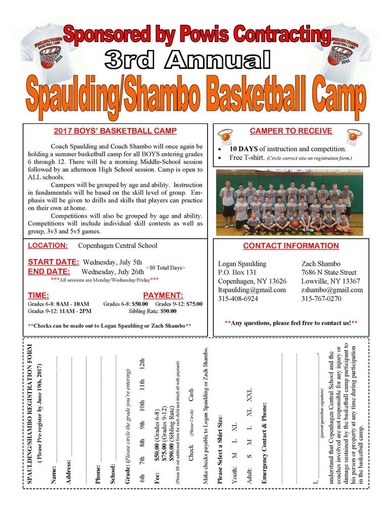 SUMMER BASKETBALL CAMP