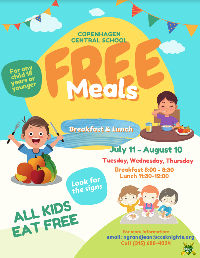 Free Breakfast & Lunch This Summer