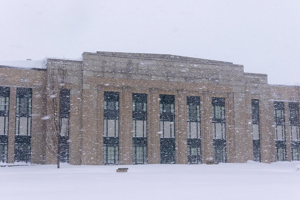 A few blizzard pictures at school!