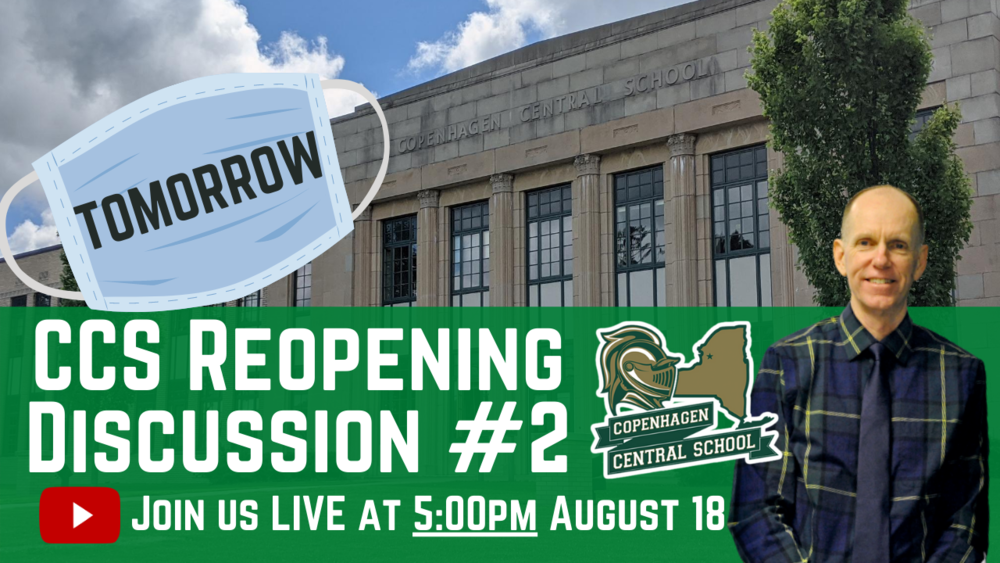 CCS Reopening Discussion TOMORROW