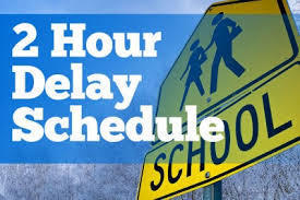 Two-Hour Delay Schedule for November 1, 2019