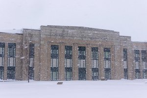 A few blizzard pictures at school!
